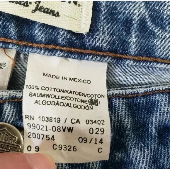 Harley Davidson Motorcycles Womens Straight Leg Jeans - Picture 9 of 10